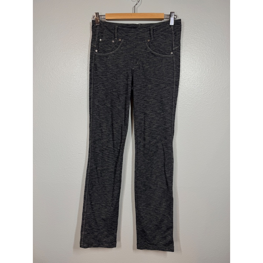 Kuhl Pants Womens 4 Short Charcoal Gray‎ Space Dye Straight Leg Stretch Outdoor